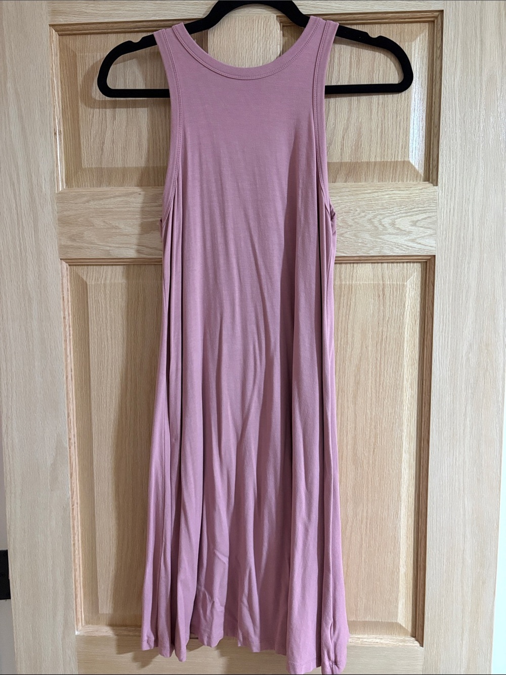 A New Day Dusty Rose Tank Swing Racerback Mini Dress XS Mauve